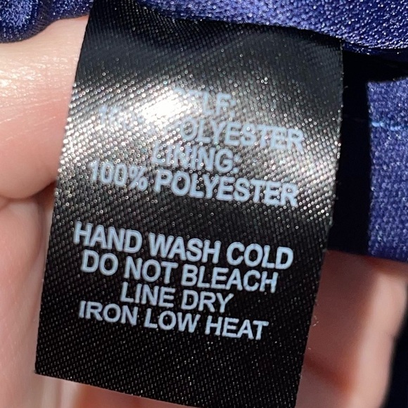 LULU'S Navy Blue Letter of Love Backless Skater Mini Dress Small - Picture 7 of 8